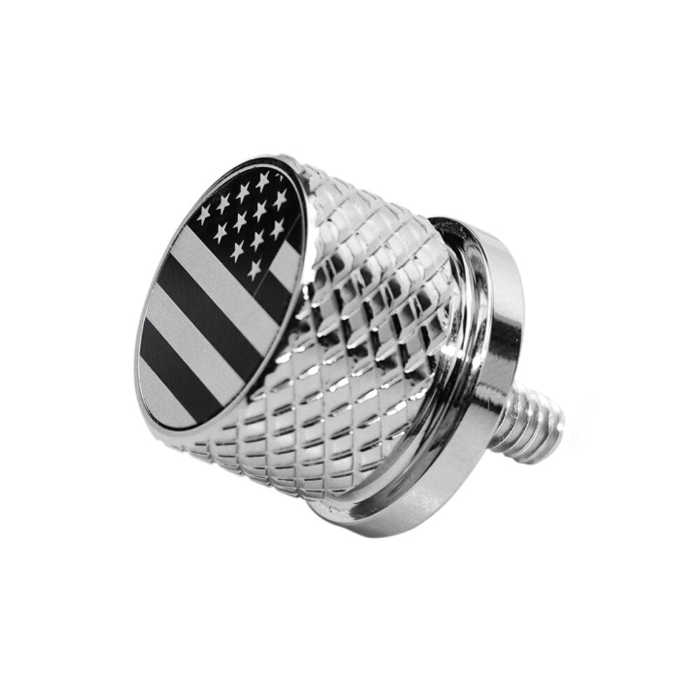 Voodoo Cycle House Custom Knurled Seat Bolts for Harley-Davidson and Custom Applications
