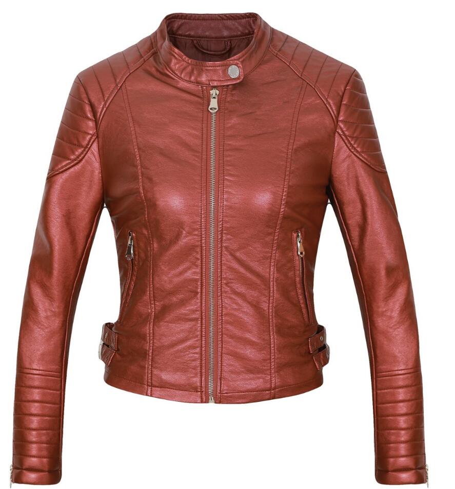 Voodoo Machine Co. Women's Slim Fit Casual Faux Leather Jacket