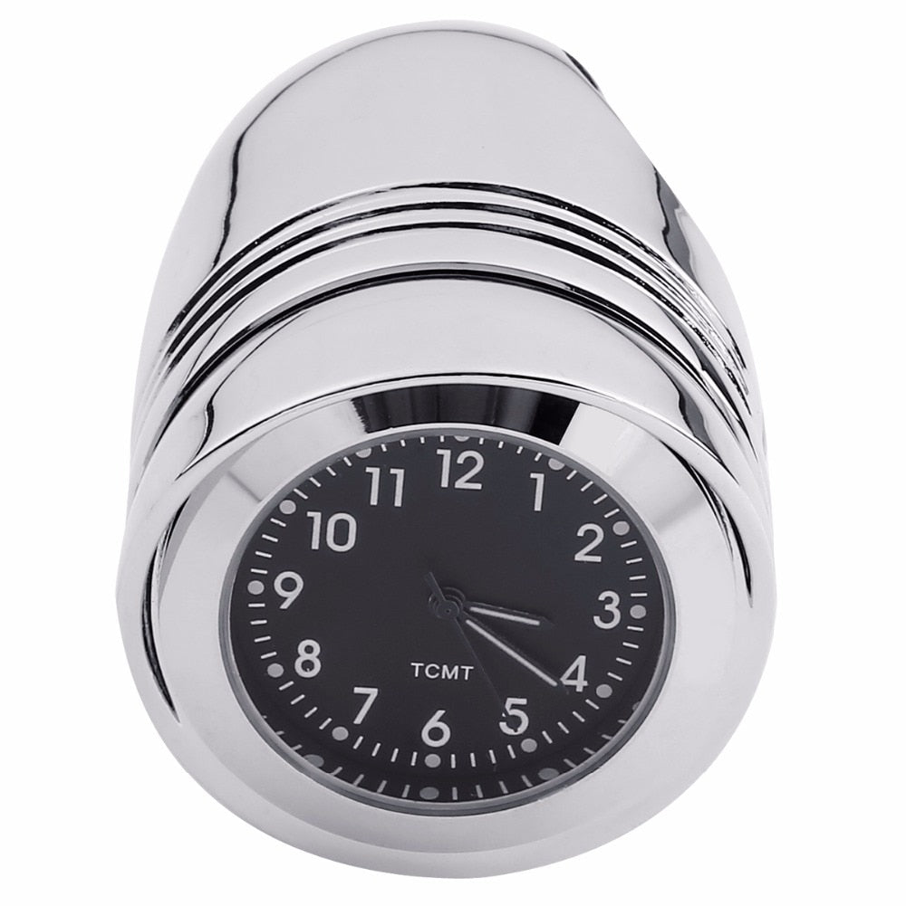 Voodoo Cycle House Universal 1-1/4" Motorcycle Handlebar Clock