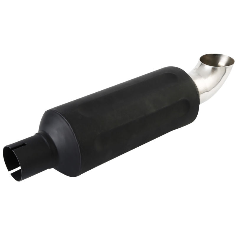 Voodoo Cycle House Black Motorcycle Exhaust Pipe Silencer For Harley-Davidson Street 500 / 750 & Custom Applications