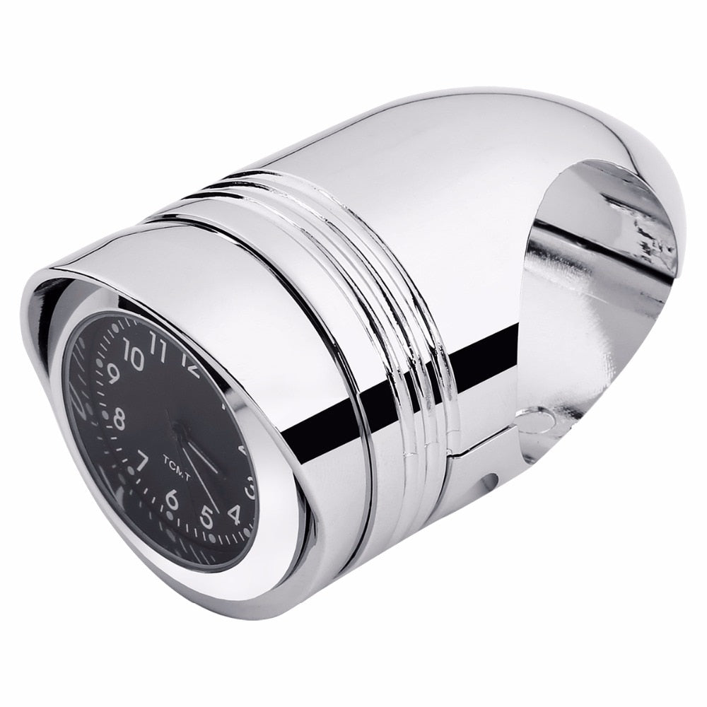 Voodoo Cycle House Universal 1-1/4" Motorcycle Handlebar Clock
