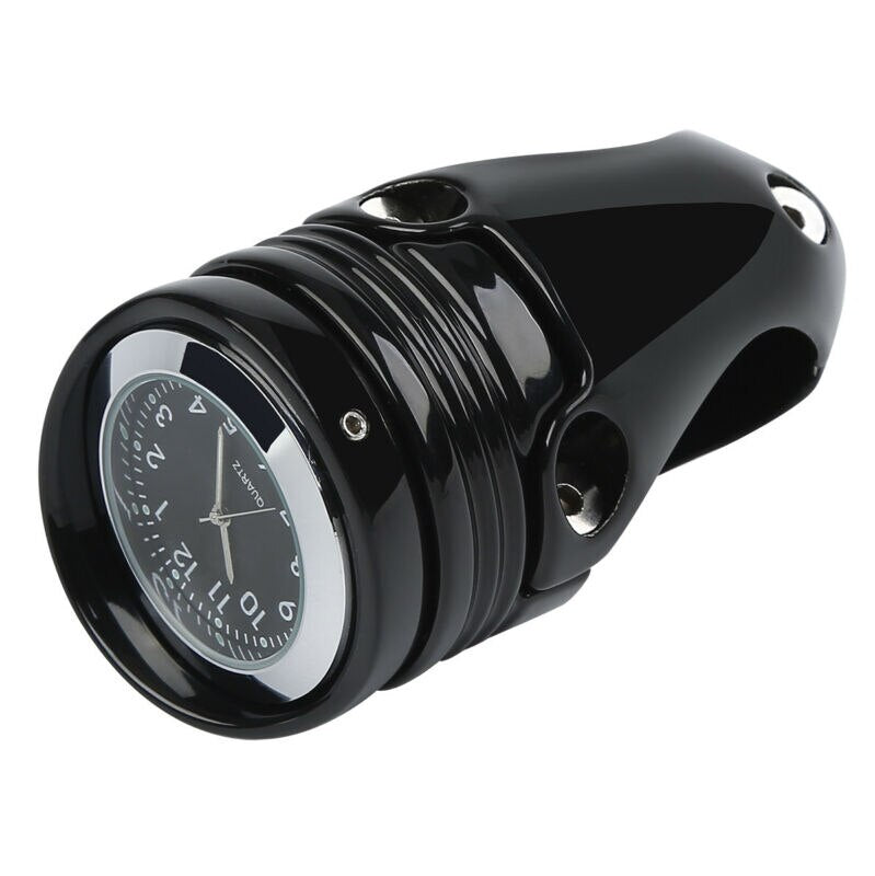 Voodoo Cycle House Universal 1-1/4" Motorcycle Handlebar Clock