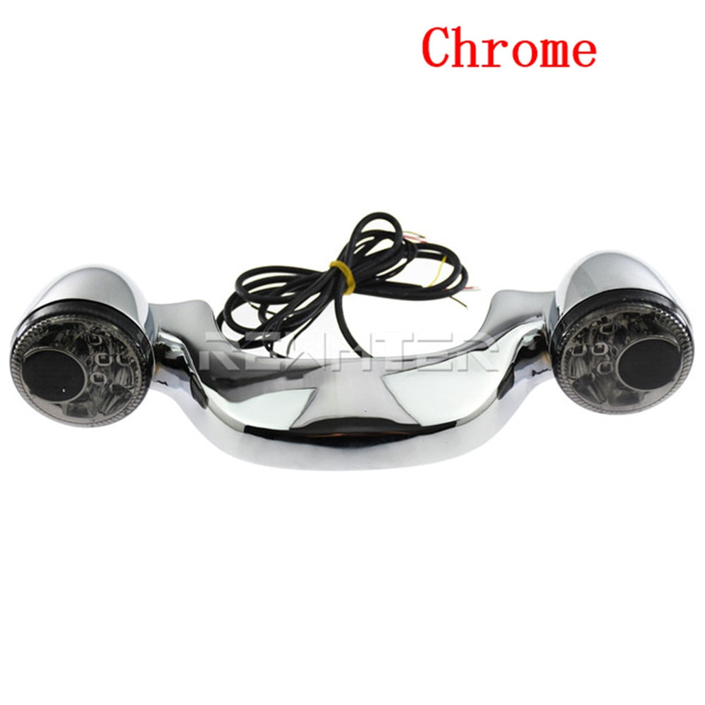 Rear Turn Signals / Brake Light & Mounting Bar For Harley-Davidson Touring Models