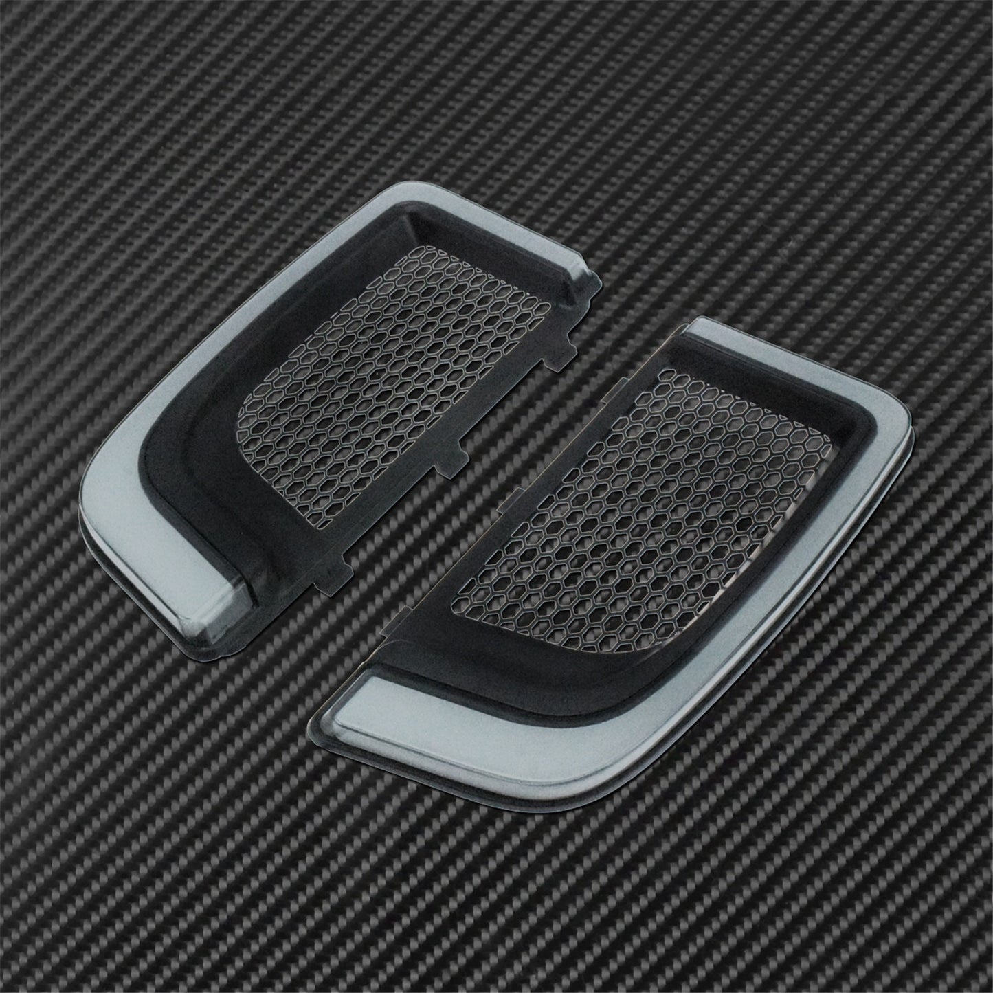 Voodoo Cycle House LED Turn Signal Lights For Lower Fairing Grills On Harley-Davidson Touring Models