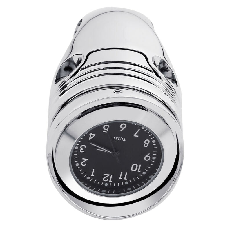 Voodoo Cycle House Universal 1-1/4" Motorcycle Handlebar Clock