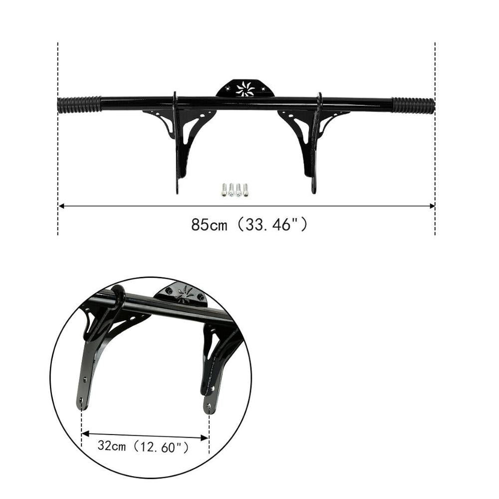 Voodoo Cycle House Custom Mustache Bar For 2006-2017 Harley-Davidson Dyna Models