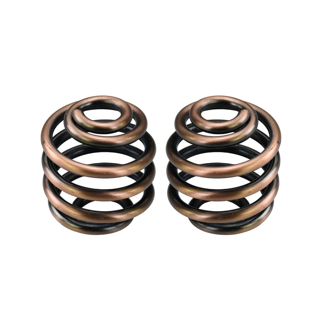 Universal Motorcycle Solo Seat Spring Mount Kit In Bronze / Black / Chrome Finishes