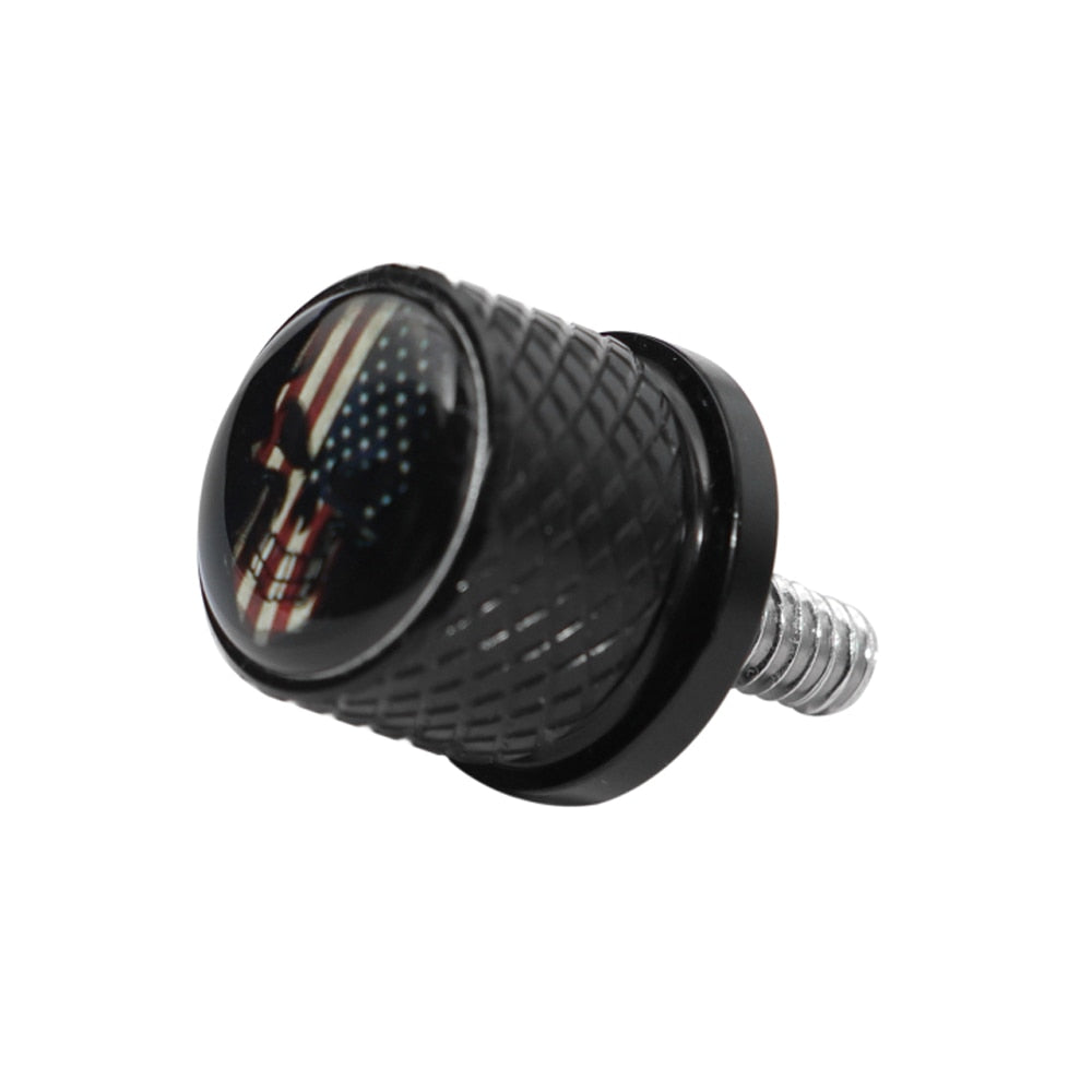 Voodoo Cycle House Custom Knurled Seat Bolts for Harley-Davidson and Custom Applications