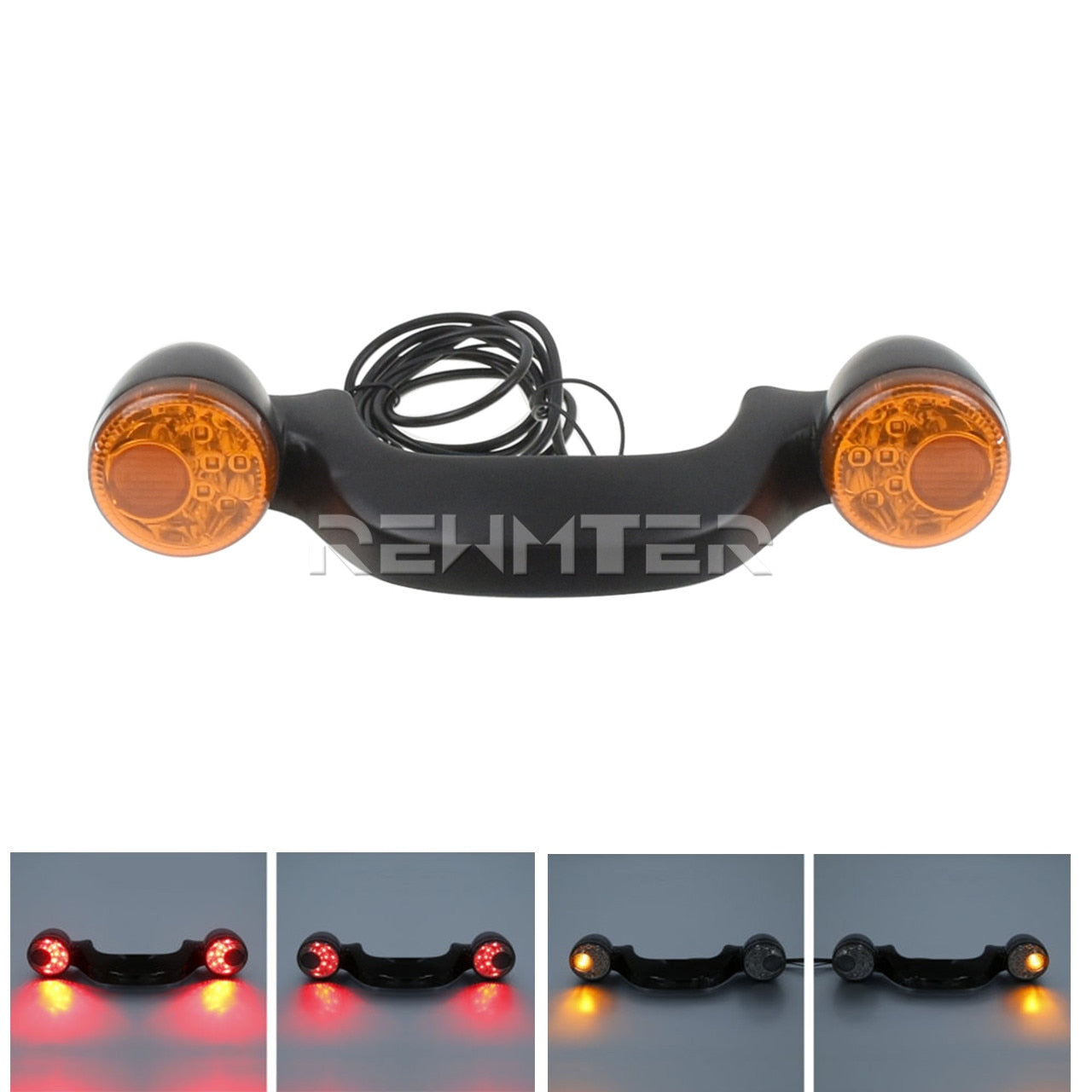 Rear Turn Signals / Brake Light & Mounting Bar For Harley-Davidson Touring Models
