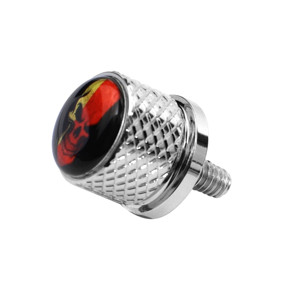 Voodoo Cycle House Custom Knurled Seat Bolts for Harley-Davidson and Custom Applications