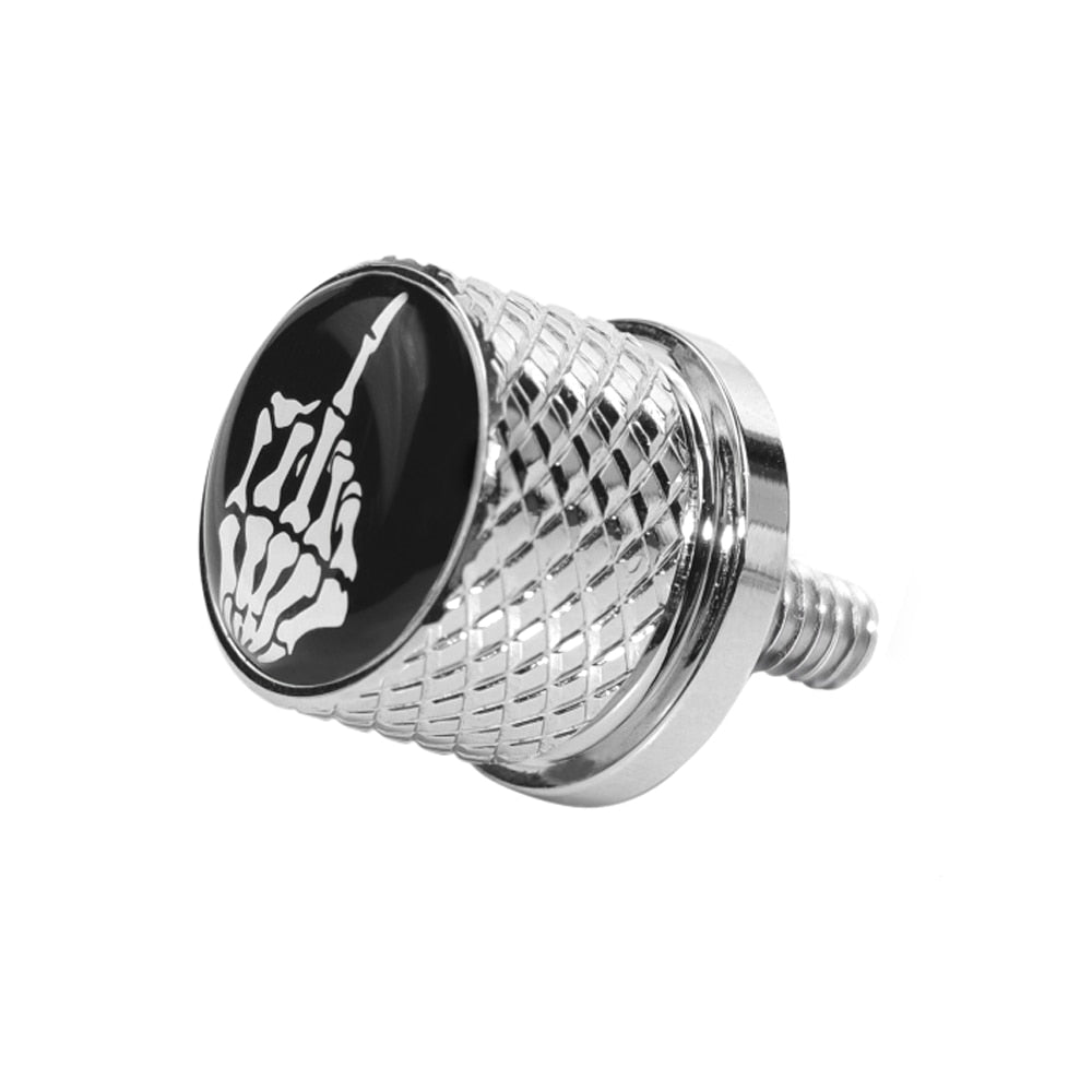 Voodoo Cycle House Custom Knurled Seat Bolts for Harley-Davidson and Custom Applications