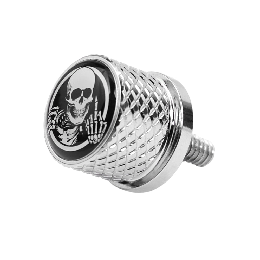 Voodoo Cycle House Custom Knurled Seat Bolts for Harley-Davidson and Custom Applications