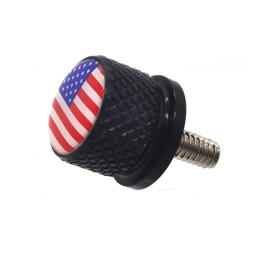 Voodoo Cycle House Custom Knurled Seat Bolts for Harley-Davidson and Custom Applications