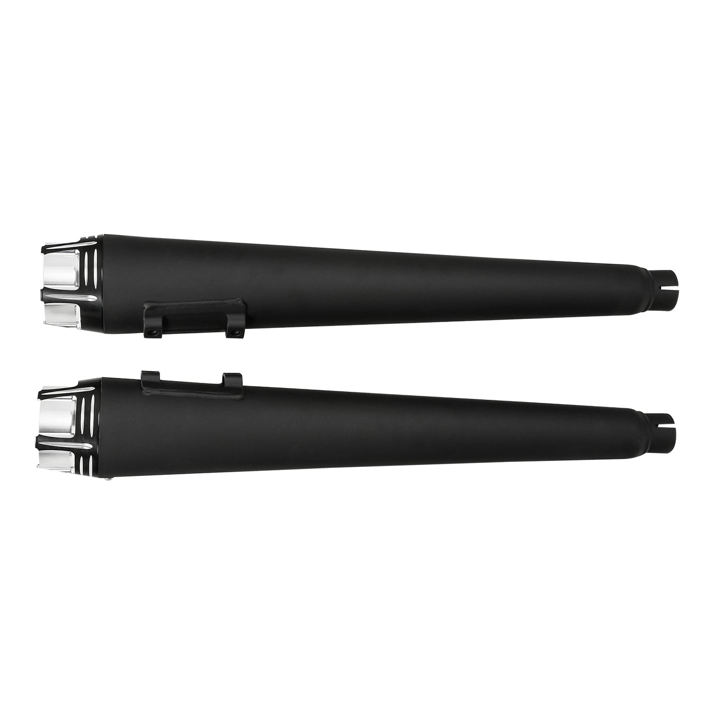 Voodoo Cycle House Custom 4" Megaphone Slip-on Mufflers For 1995-2016 Harley-Davidson Touring Models