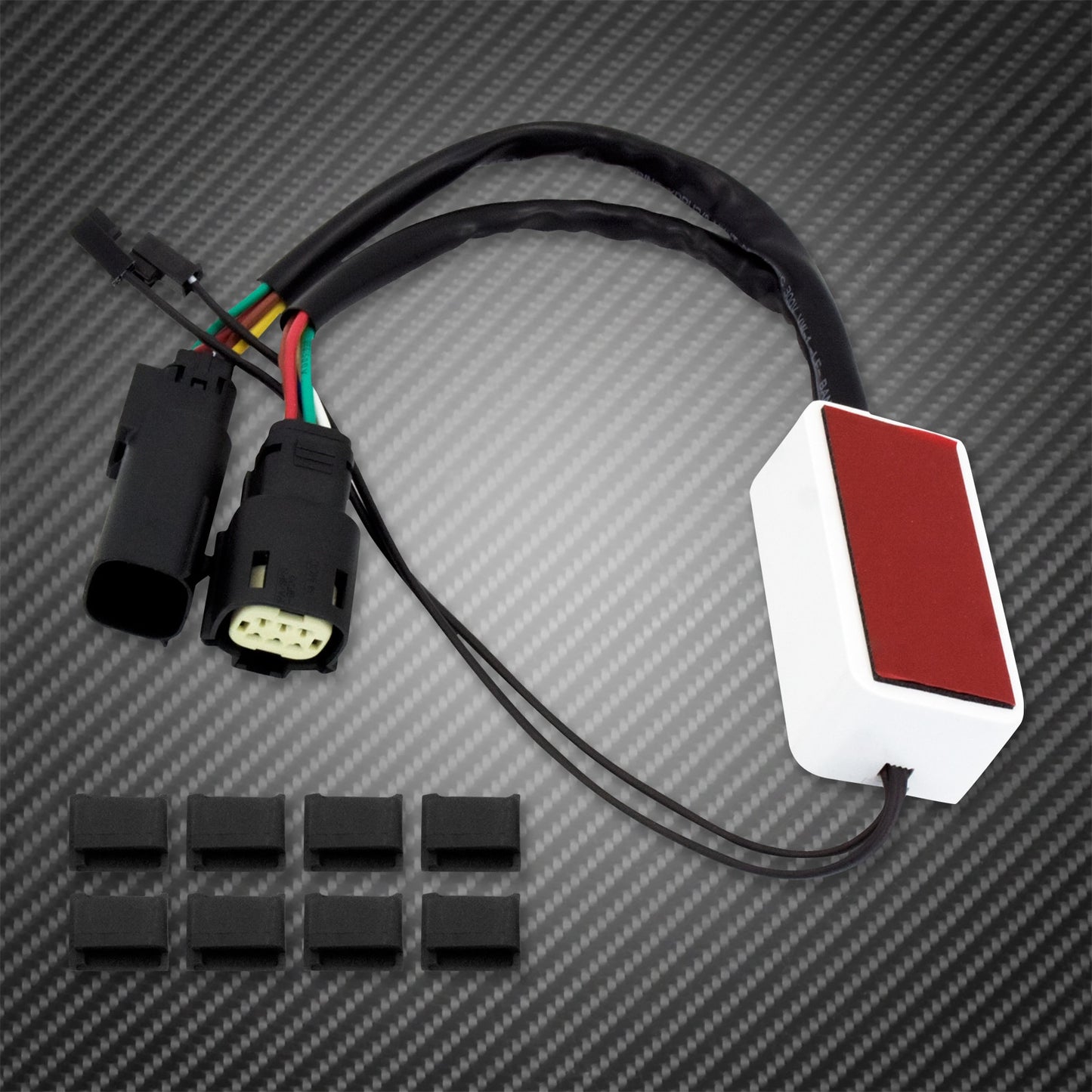 Voodoo Cycle House LED Saddlebag Tail Lights / Turn Signal Accent Lights For Harley-Davidson Touring Models 1997 - UP