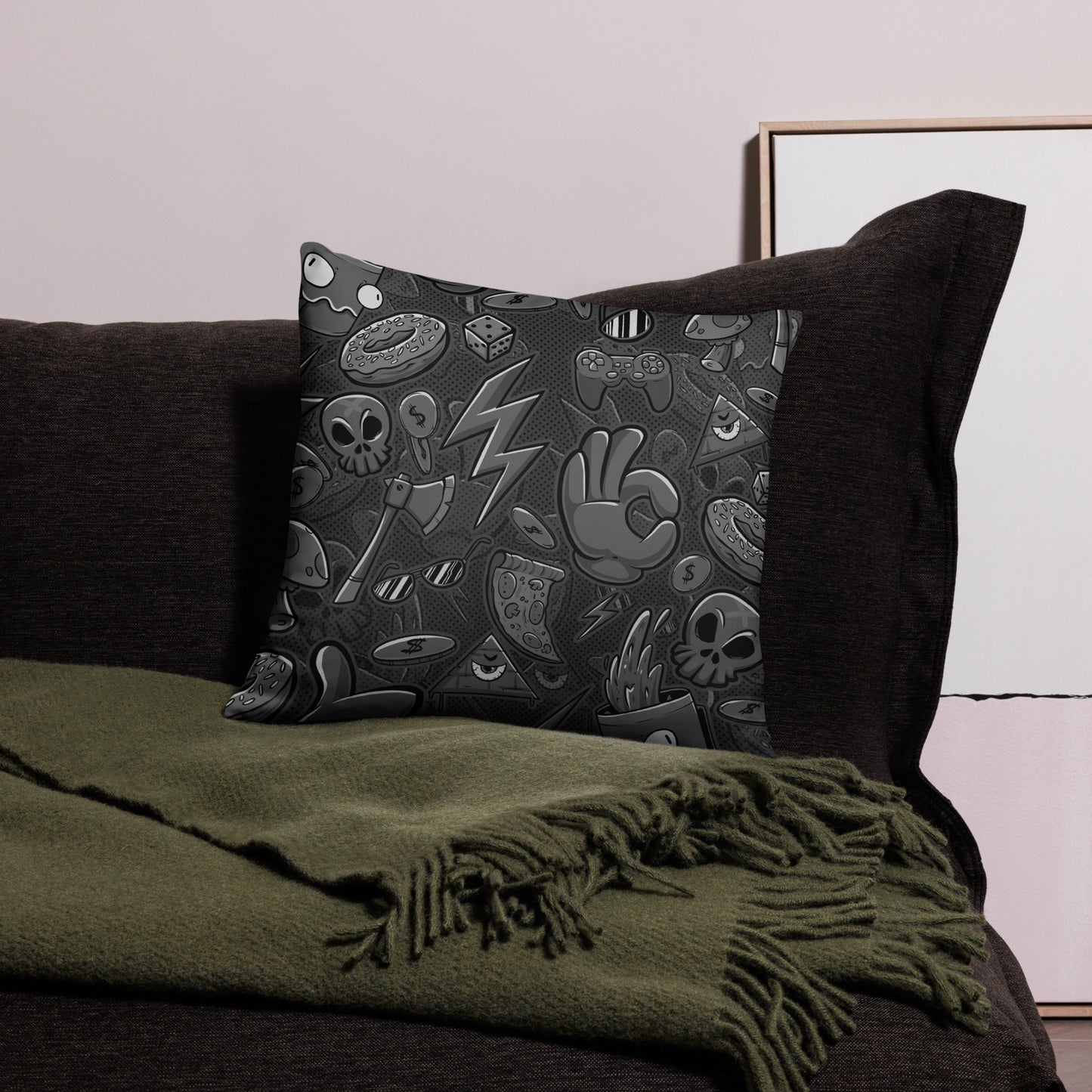 VOODOO MACHINE CO. Pillow
