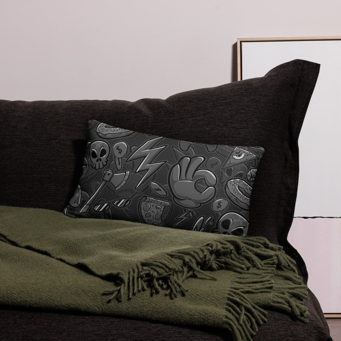 VOODOO MACHINE CO. Pillow