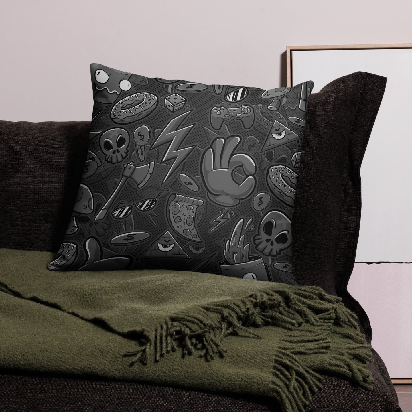 VOODOO MACHINE CO. Pillow
