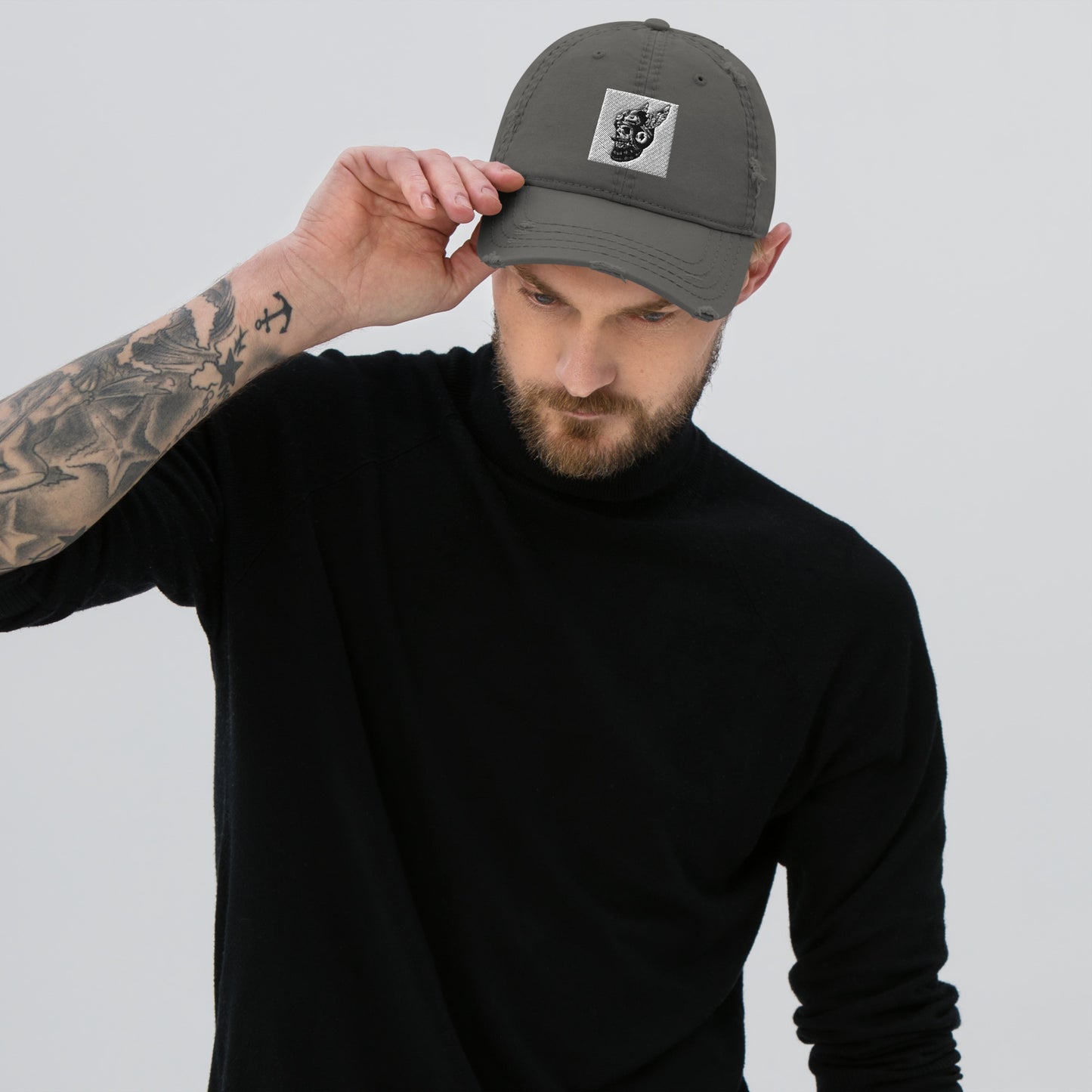 VOODOO MACHINE CO. Distressed Dad Hat
