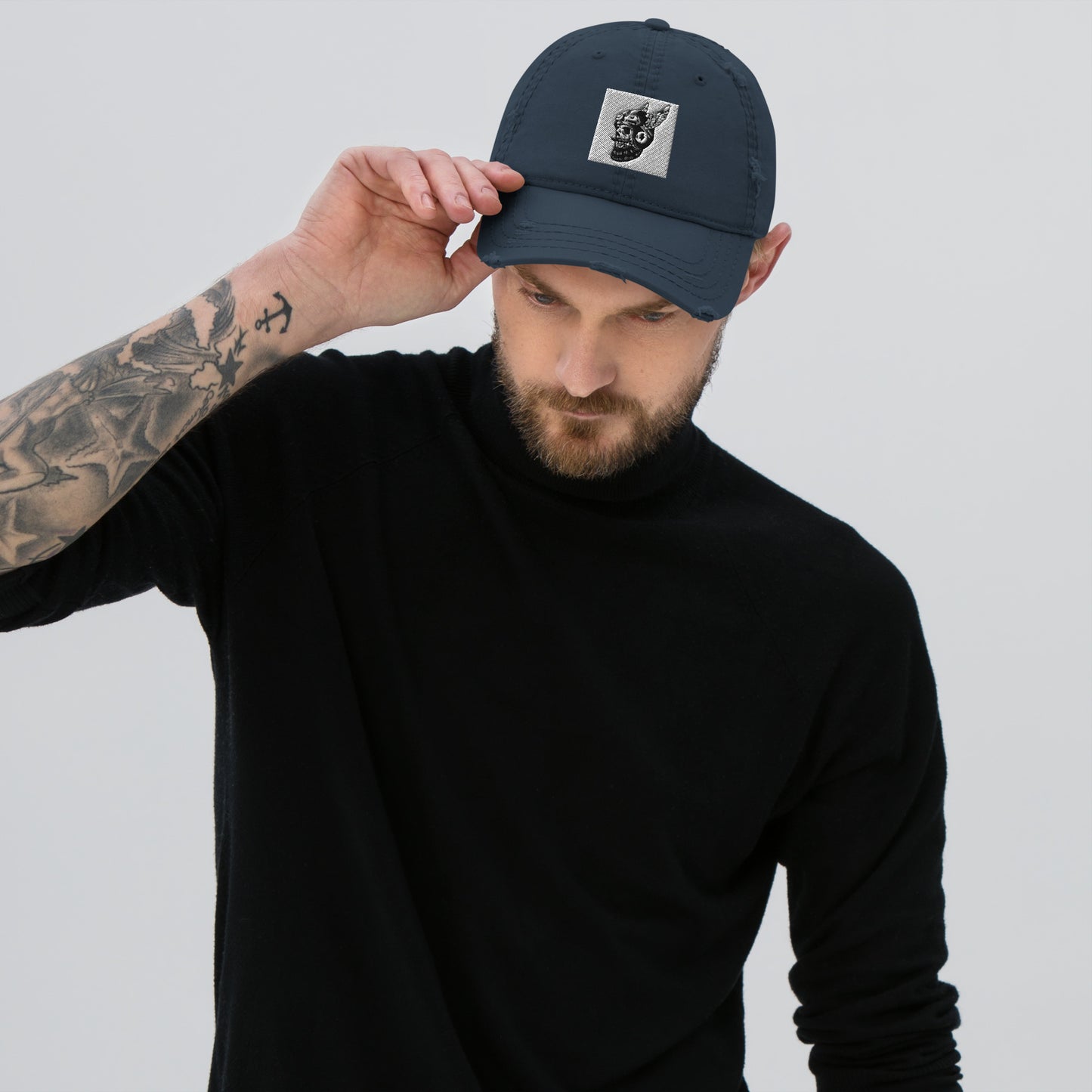 VOODOO MACHINE CO. Distressed Dad Hat