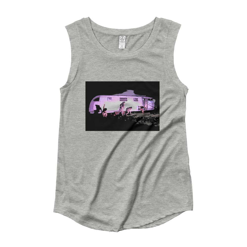 Voodoo Machine Co. - Bright Nights Collection - Ladies’ Cap Sleeve T-Shirt