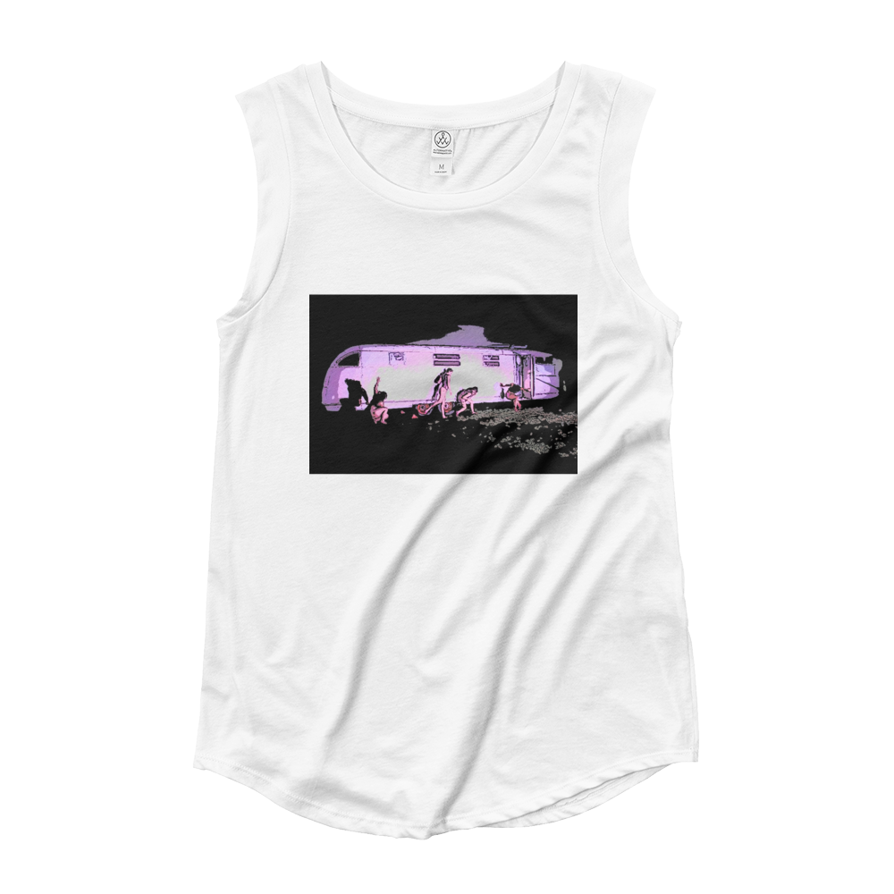 Voodoo Machine Co. - Bright Nights Collection - Ladies’ Cap Sleeve T-Shirt