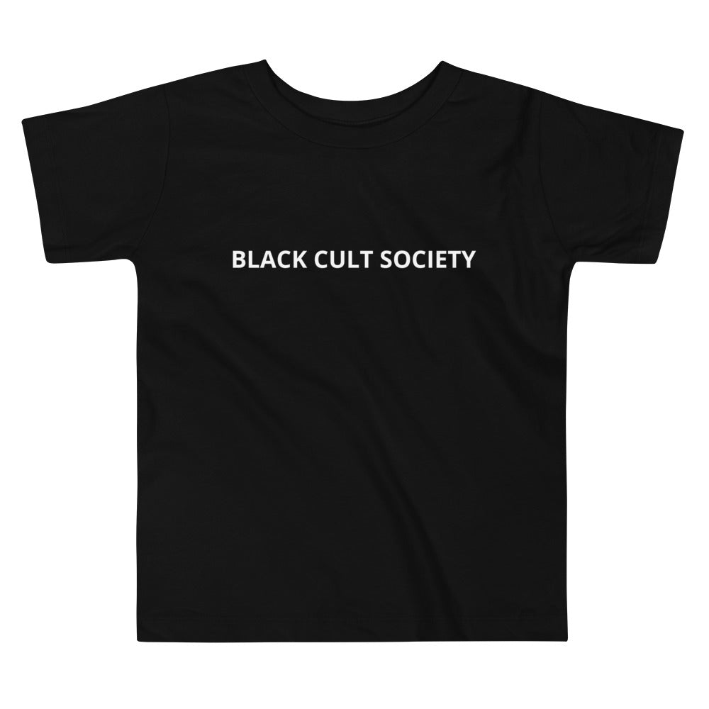 BLACK CULT SOCIETY Toddler Short Sleeve Tee