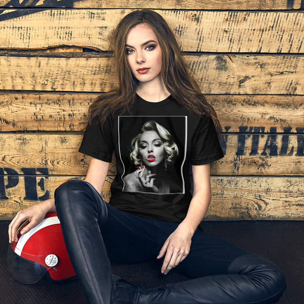 MARILYN SMOKING Short-Sleeve Unisex T-Shirt