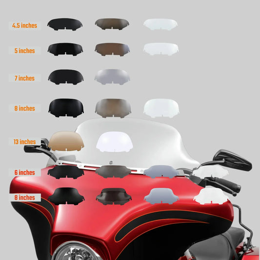 🏍️ How to Choose the Right Motorcycle Windshield for Long Rides