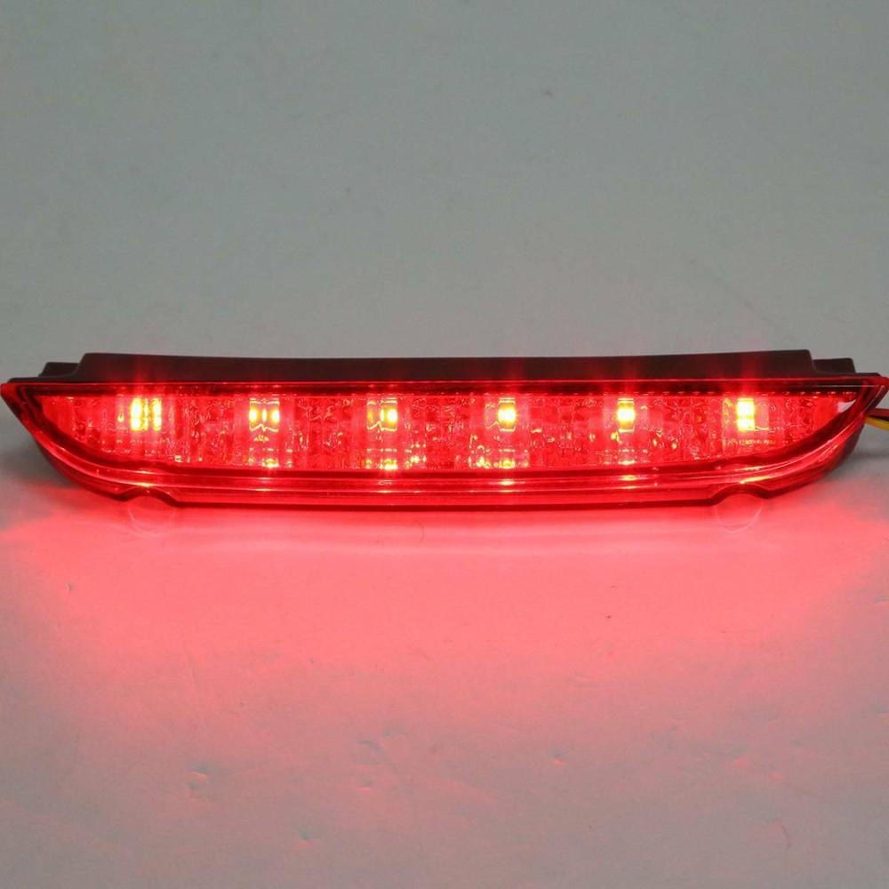Voodoo Cycle House Luggage Rack LED Tail Brake Light For Harley Road Street Electra Glide 2014-2020