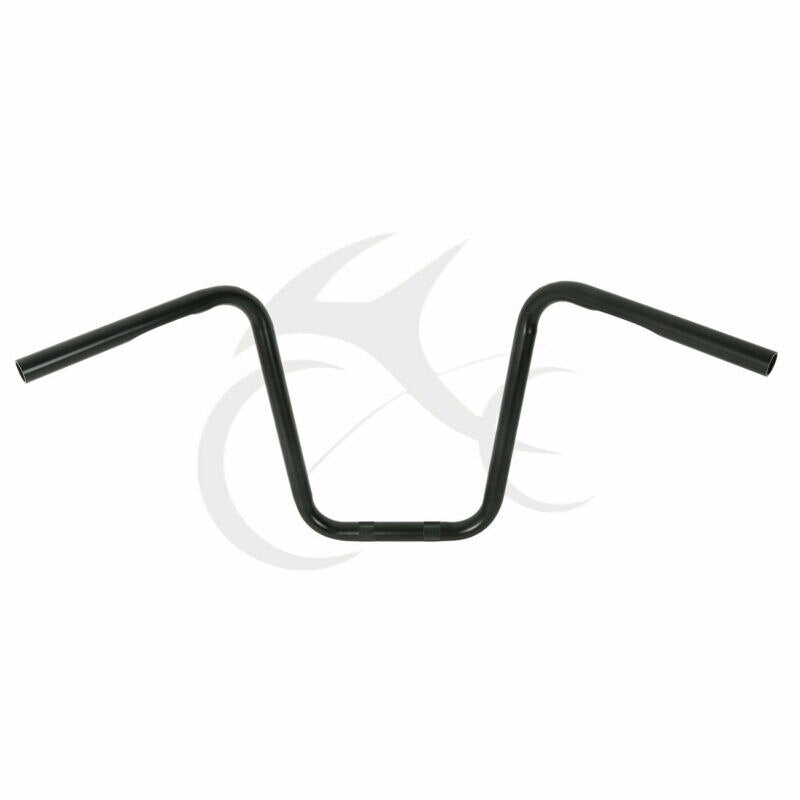 Voodoo Cycle House Custom Chrome / Black 14in. Ape Hanger Handlebars For Harley-Davidson & Custom Applications