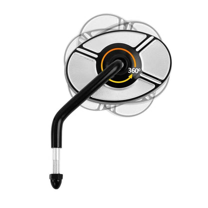 Voodoo Cycle House Custom CNC Mirrors For Harley-Davidson & Custom Applications Touring Road King Street Electra Glide Sportster XL 883 1200 Dyna Softail Chopper Universal