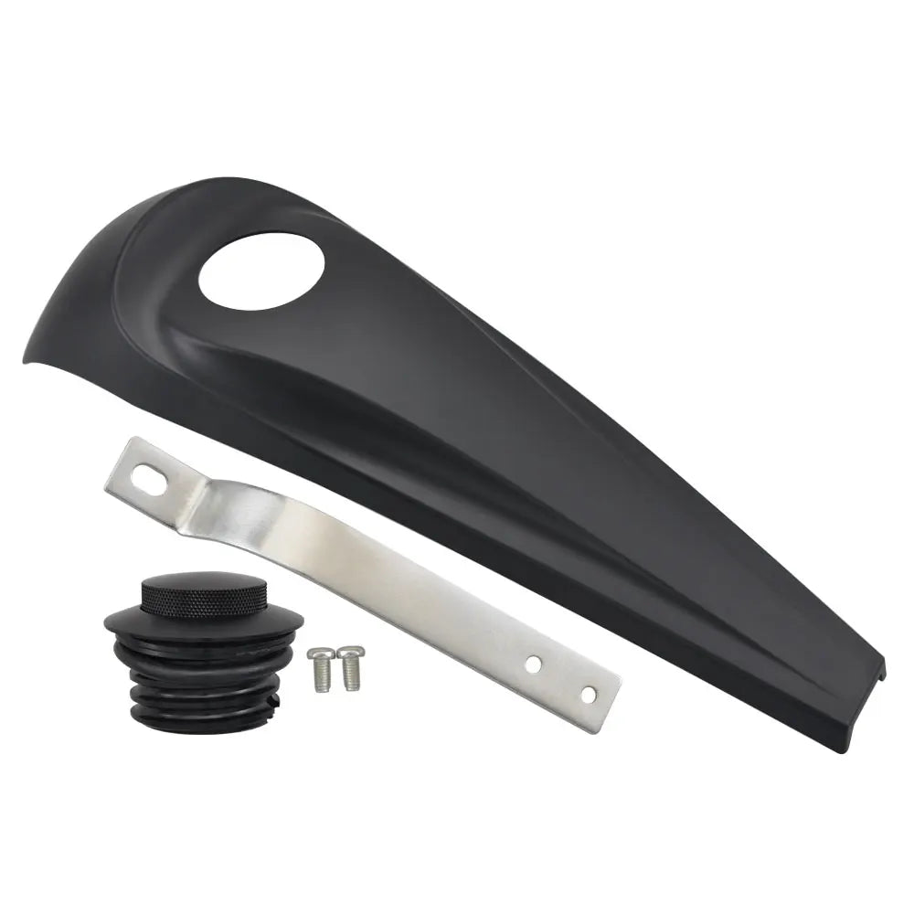 Voodoo Cycle House Custom Smooth Dash Fuel Tank Console Trim Panel Kit For Harley Touring Glides Road King 2008 Up