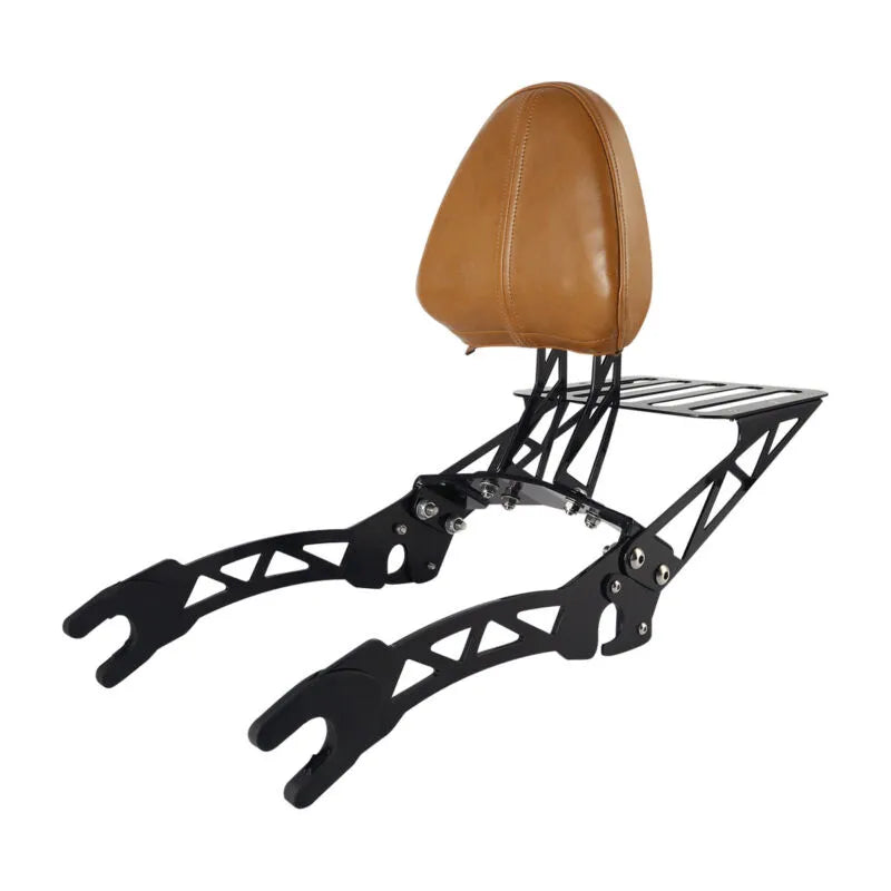 Indian Scout Rear Rack Voodoo Cycle House Custom Backrest & Luggage Rack For Indian Scout 201 ...