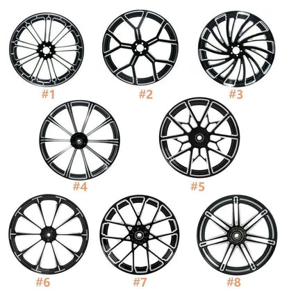 Voodoo Cycle House Custom 26" x 3.5" Front Wheel & Hub Assembly For Harley-Davidson & Custom Applications Touring Road King Street Electra Glide 2008-UP