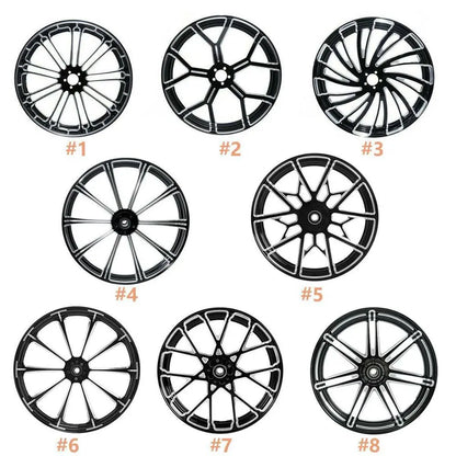 Voodoo Cycle House Custom 23" x 3.5" Front Wheel & Hub Assembly For Harley-Davidson & Custom Applications