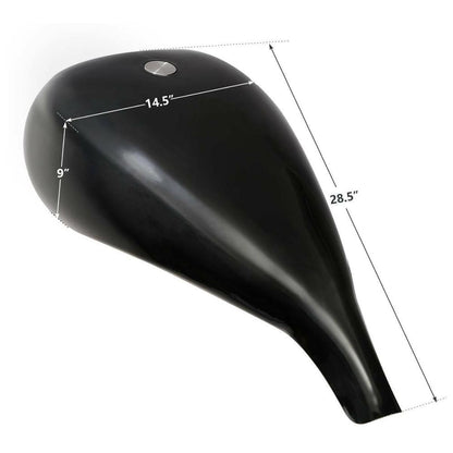 Voodoo Cycle House Custom 4.7 Gallon 5" Stretched Gas Tank For Harley-Davidson Touring Models & Custom Applications