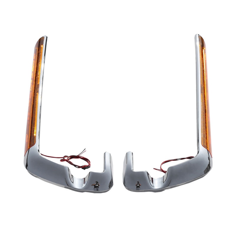 Voodoo Cycle House Custom Saddlebag LED Side Marker Lights For Harley-Davidson Touring Models Road King Electra Street Glide Ultra Limited 2014-2020 2019