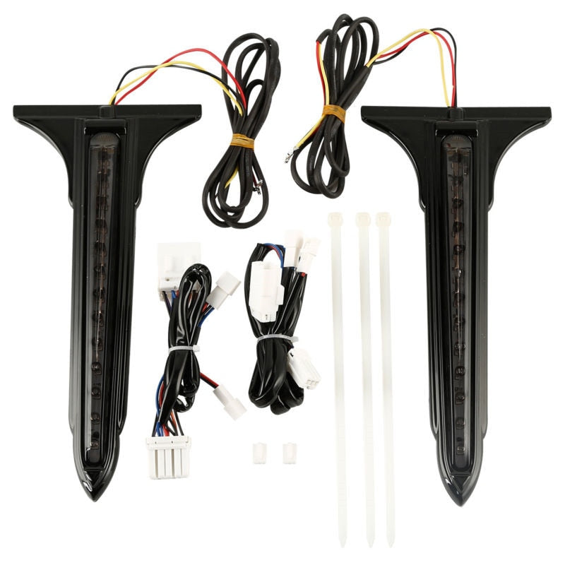 Voodoo Cycle House Custom LED Rear Saddlebag Accent Lights For Harley-Davidson Touring Models