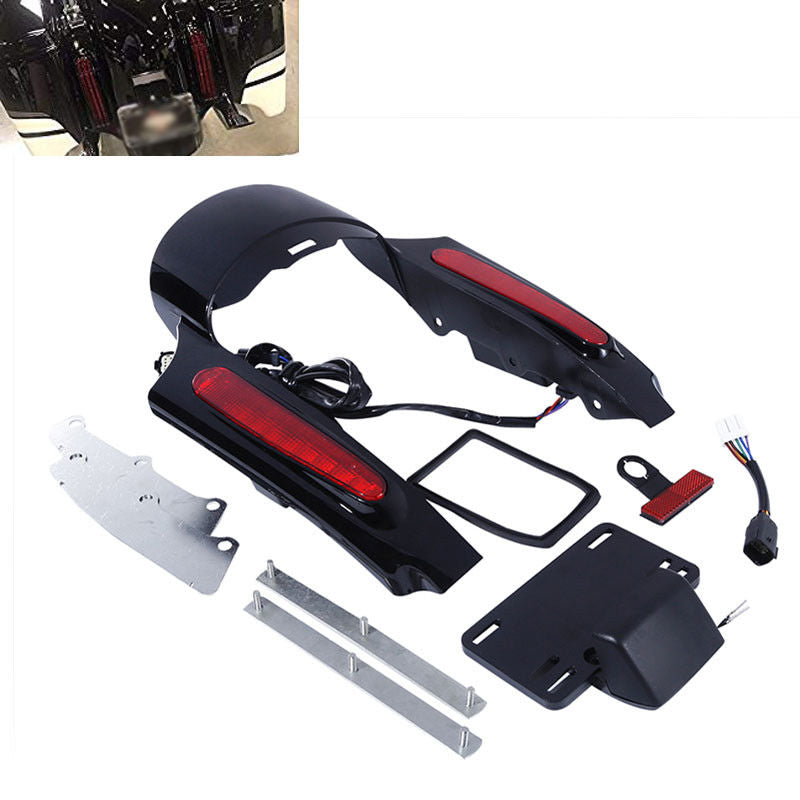 Voodoo Cycle House Custom Rear LED Lights For Harley-Davidson Touring Models Street Electra Glide Road King 2009-2013