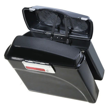 Voodoo Cycle House Custom Saddlebags With 6x9" Speaker Lids For Harley-Davidson Touring Models Street Road Glide King 1993-2013