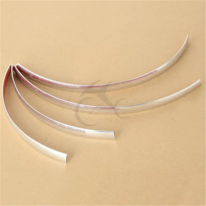 Voodoo Cycle House 4PC PVC Chrome Trim Strip For Saddlebags