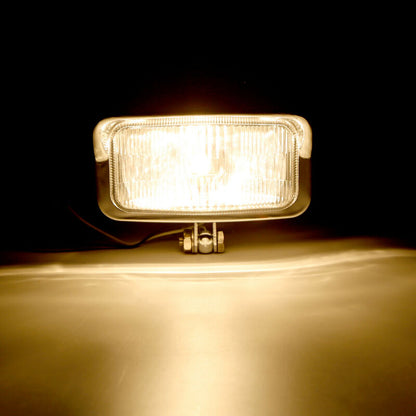 Voodoo Cycle House Retro Rectangle Headlight For Harley-Davidson & Custom Applications