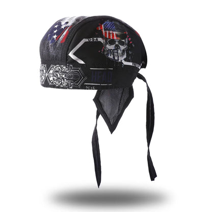 VOODOO MACHINE CO.  Motorcycle riders American Eagle Headwrap