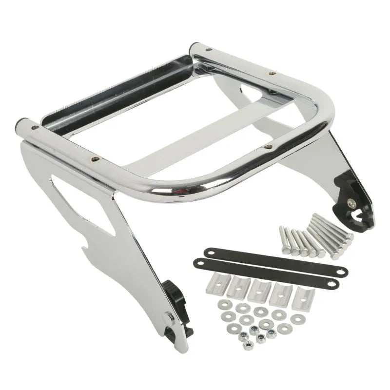 Voodoo Cycle House Detachable Solo Tour Pack Mount Luggage Rack For Harley-Davidson Touring Street Glide Road King Custom Classic CVO 1997-2008