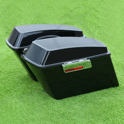 Voodoo Cycle House Custom Saddlebags With 6x9" Speaker Lids For Harley-Davidson Touring Models Street Road Glide King 1993-2013