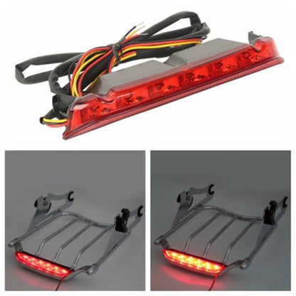 Voodoo Cycle House Luggage Rack LED Tail Light For Harley-Davidson Electra Street Glide Road King FLHT FLHX FLTR FLHXS 2009-2013