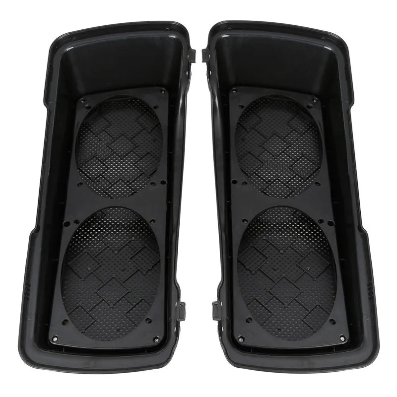 Voodoo Cycle House Custom Dual 6"x9" Saddlebag Speaker Lids For Harley-Davidson Touring Models Road King Electra Street Glide FLHR FLHX 1993-2013