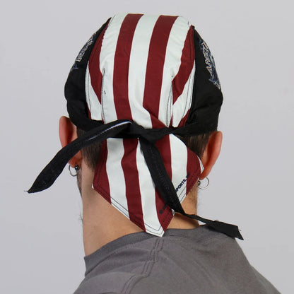 VOODOO MACHINE CO.  Motorcycle riders American Eagle Headwrap