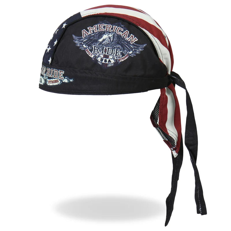 VOODOO MACHINE CO.  Motorcycle riders American Eagle Headwrap